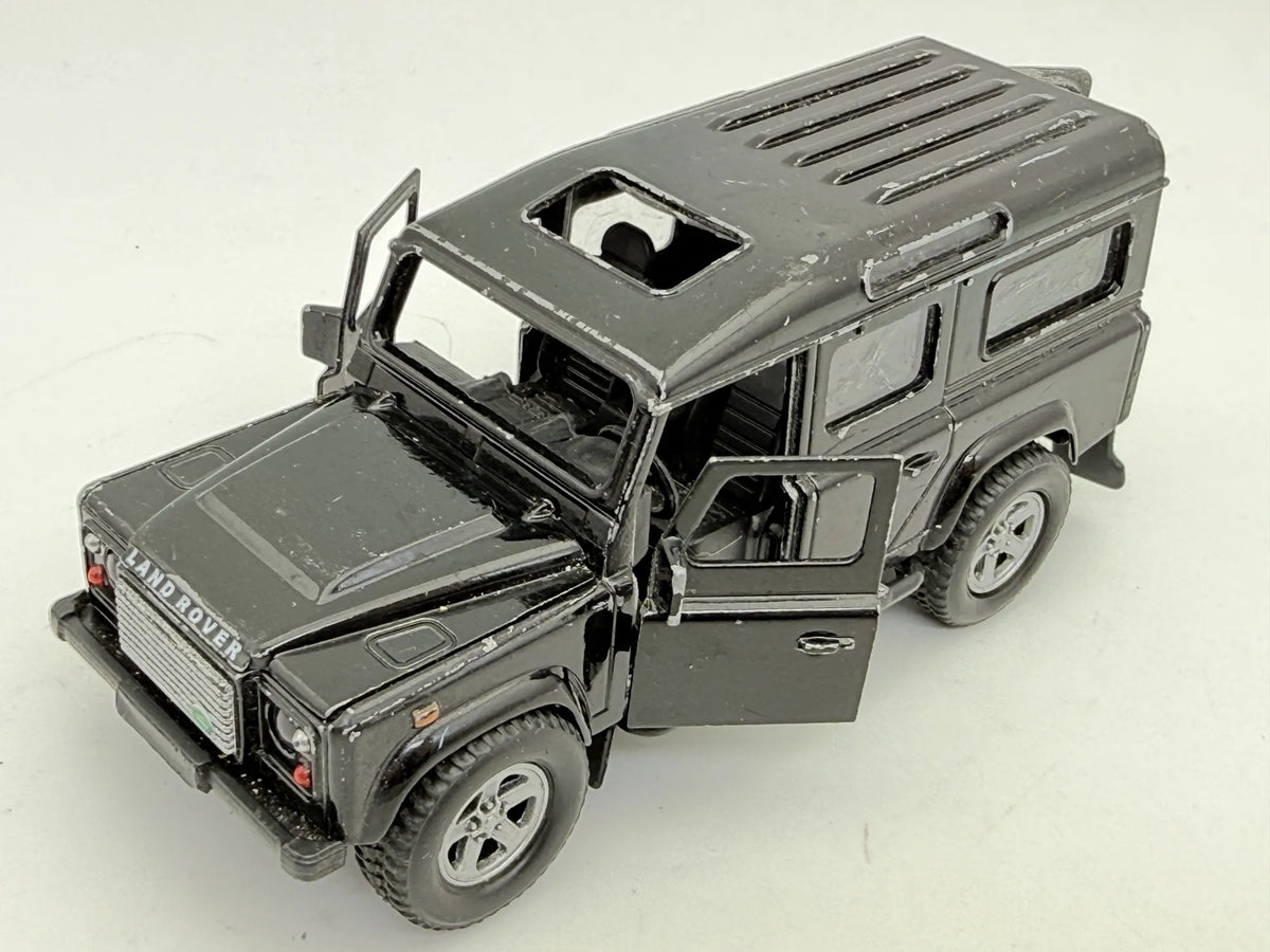 LAND ROVER DEFENDER, Unbranded Die cast, Czarny, 1:31, Resoraki – zdjęcie 10