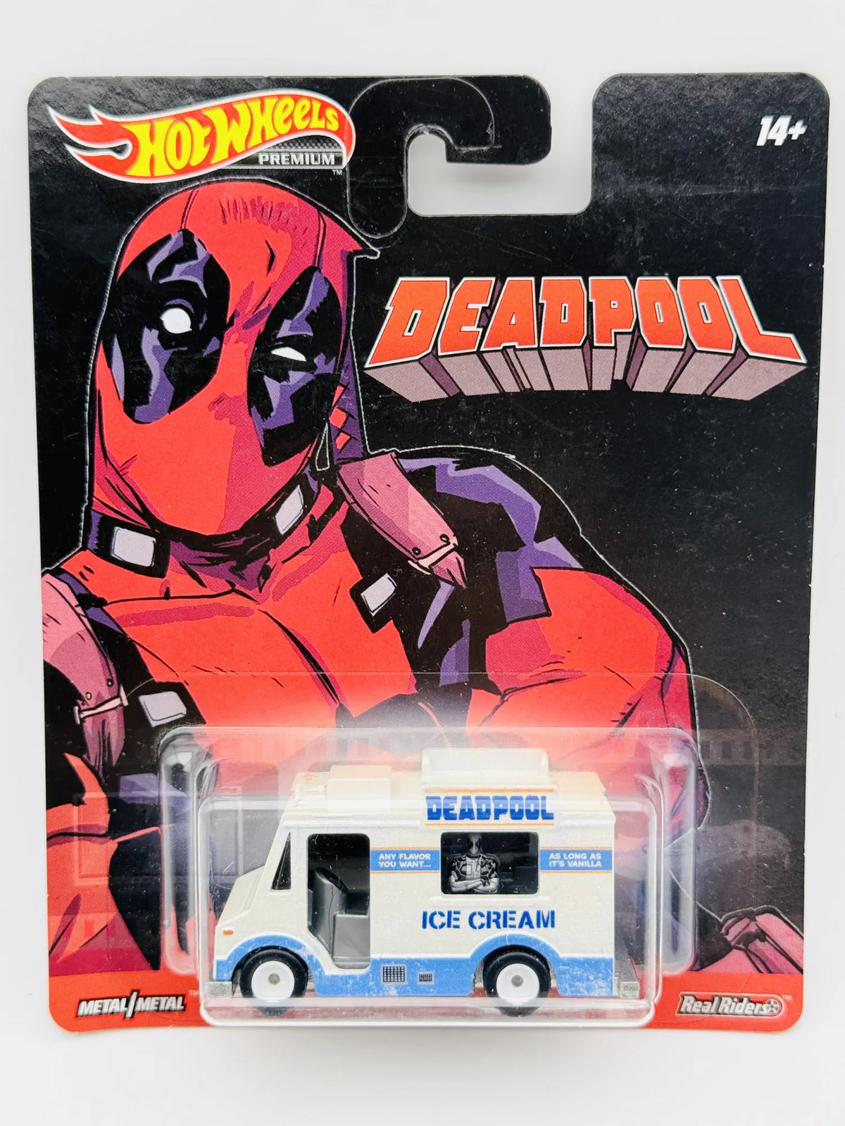 Dairy Delivery Hot Wheels 2018 DeadPool 1:64 Food Truck ICE CREAM Blister – zdjęcie 9