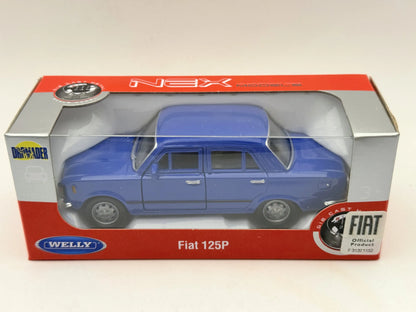 FIAT 125P NEX Welly Niebieski 1:34 – zdjęcie 7