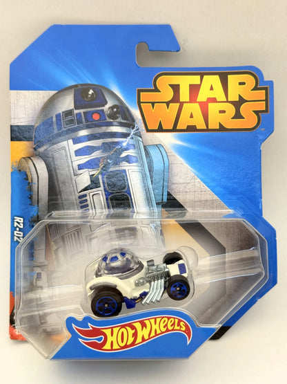 STAR WARS R2-D2 CHARACTER CAR Hot Wheels 2014 Biały 1:64 – zdjęcie 7