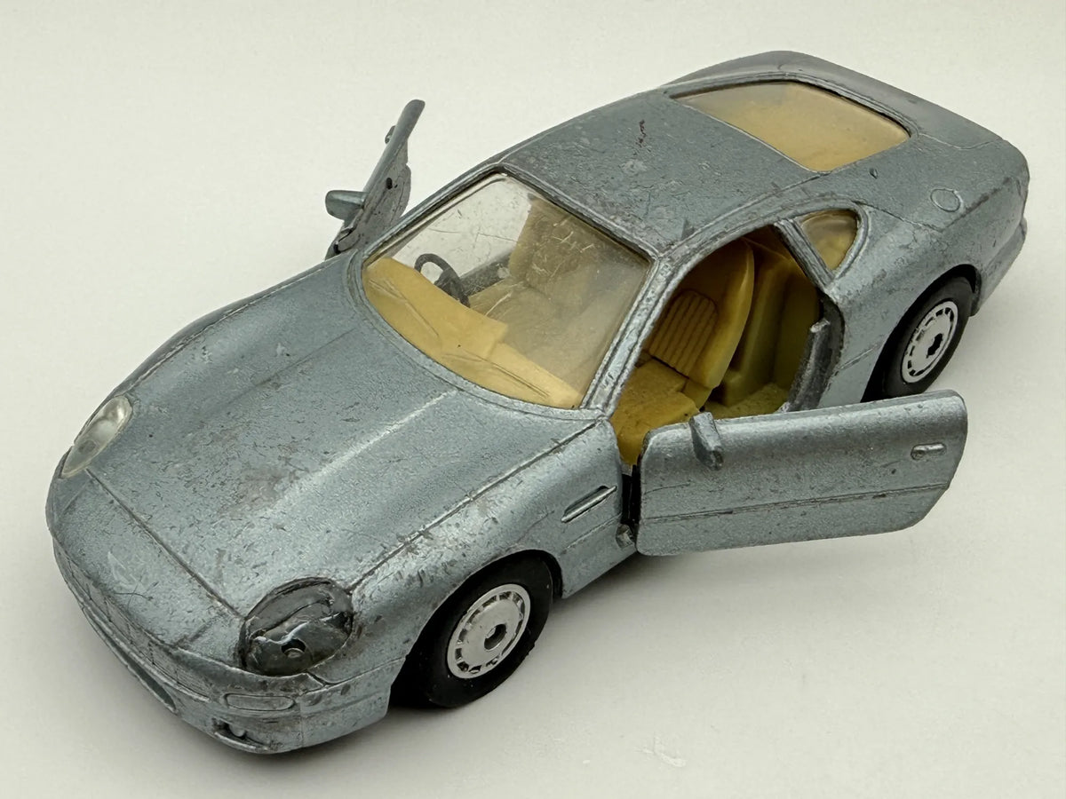 ASTON MARTIN DB7 COUPE, Maisto, Die cast, SzaaroBłękitny, 1:40, Resoraki – zdjęcie 9
