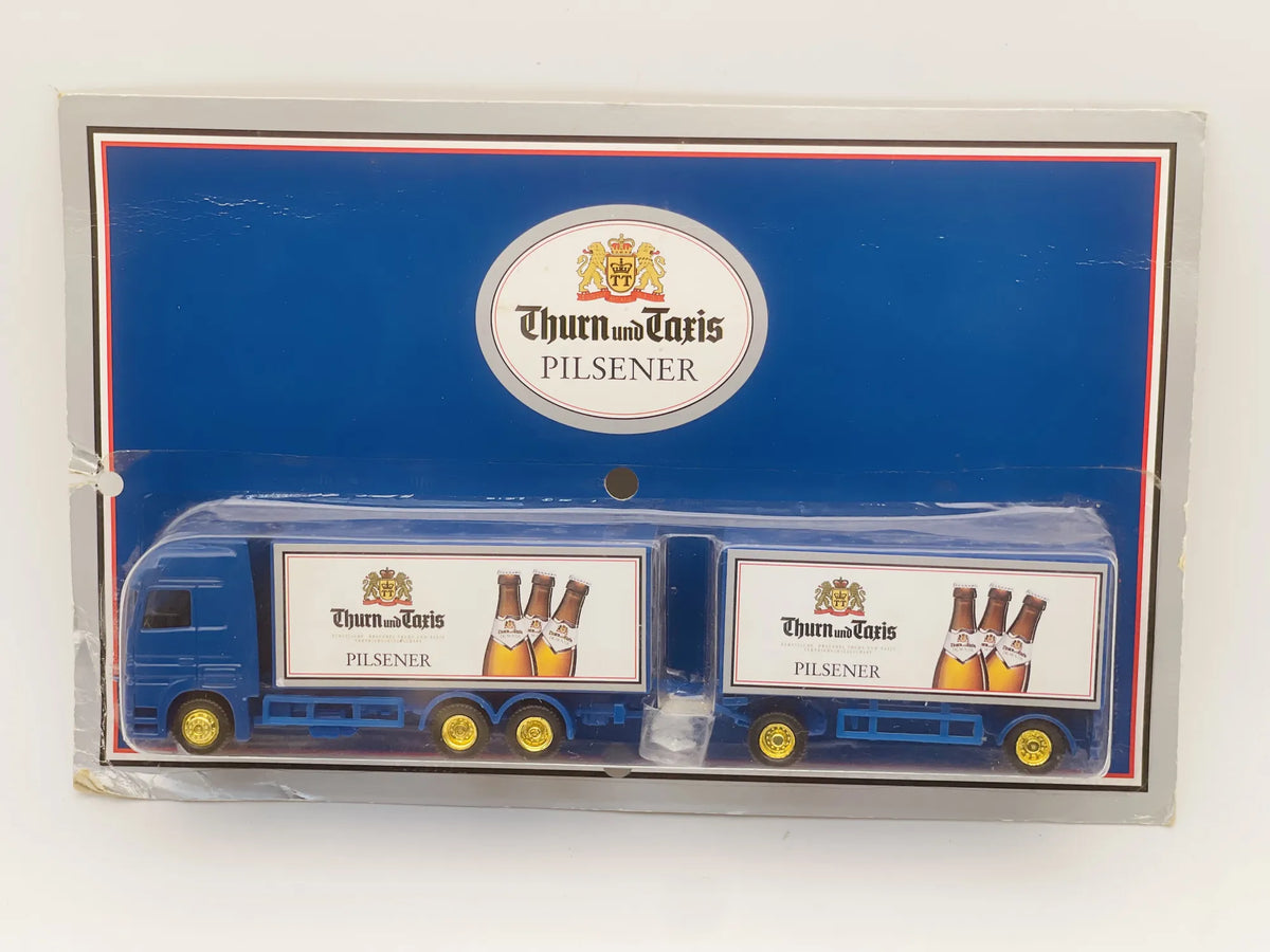 Mercedes-Benz Actros Hümmer 1:87 Niebieski Blister Thurn und Taxis Pilsener – zdjęcie 7