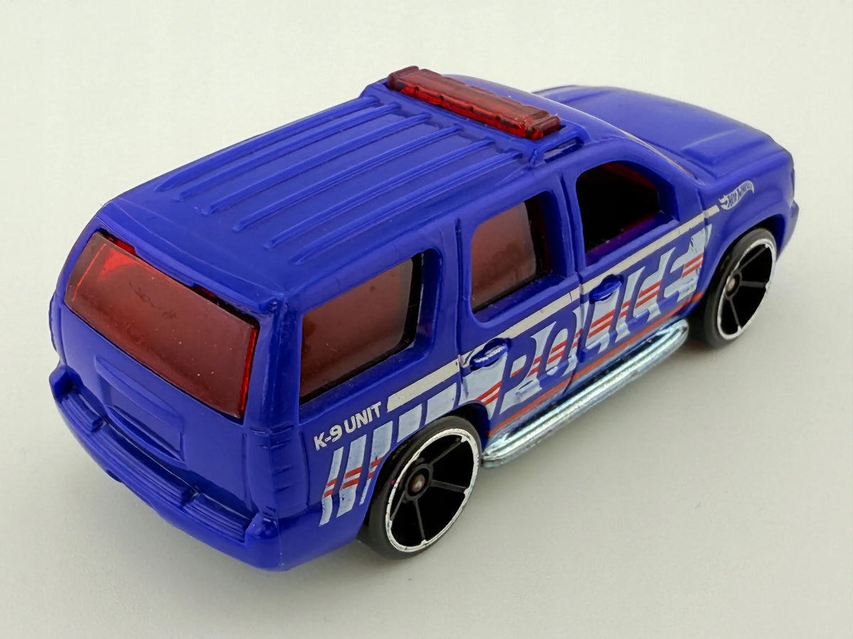 Chevy Tahoe Policja Hot Wheels 2007 Niebieski 1:64 – zdjęcie 7