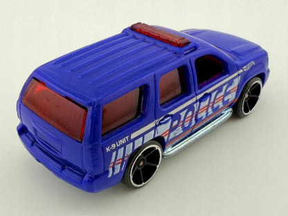 Chevy Tahoe Policja Hot Wheels 2007 Niebieski 1:64 – zdjęcie 7