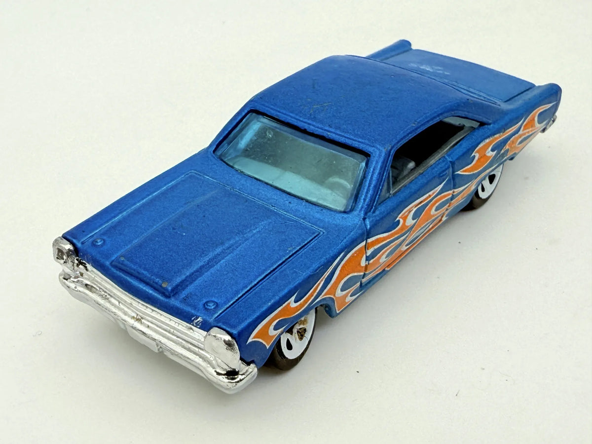 66 Ford Fairlane Gt Hot Wheels Niebieski 1:64 – zdjęcie 8