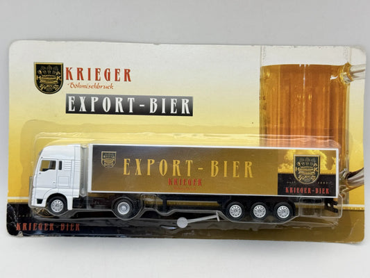 MAN TRUCK Achim PEX 1:87 Ciężarówka Promocyjna KRIEGER EXPORT-BIER Blister