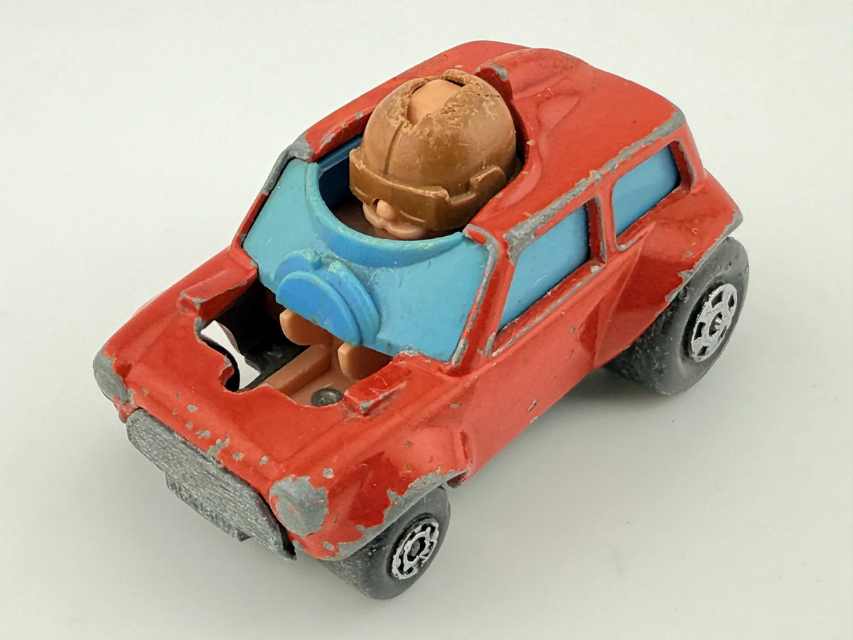 MINI HA HA, Matchbox 1975, Made in England, Die cast N 14, Czerwony, 1:64, – zdjęcie 8