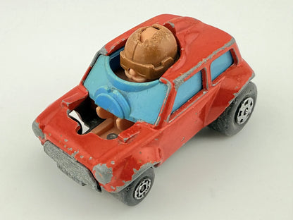 MINI HA HA, Matchbox 1975, Made in England, Die cast N 14, Czerwony, 1:64, – zdjęcie 8
