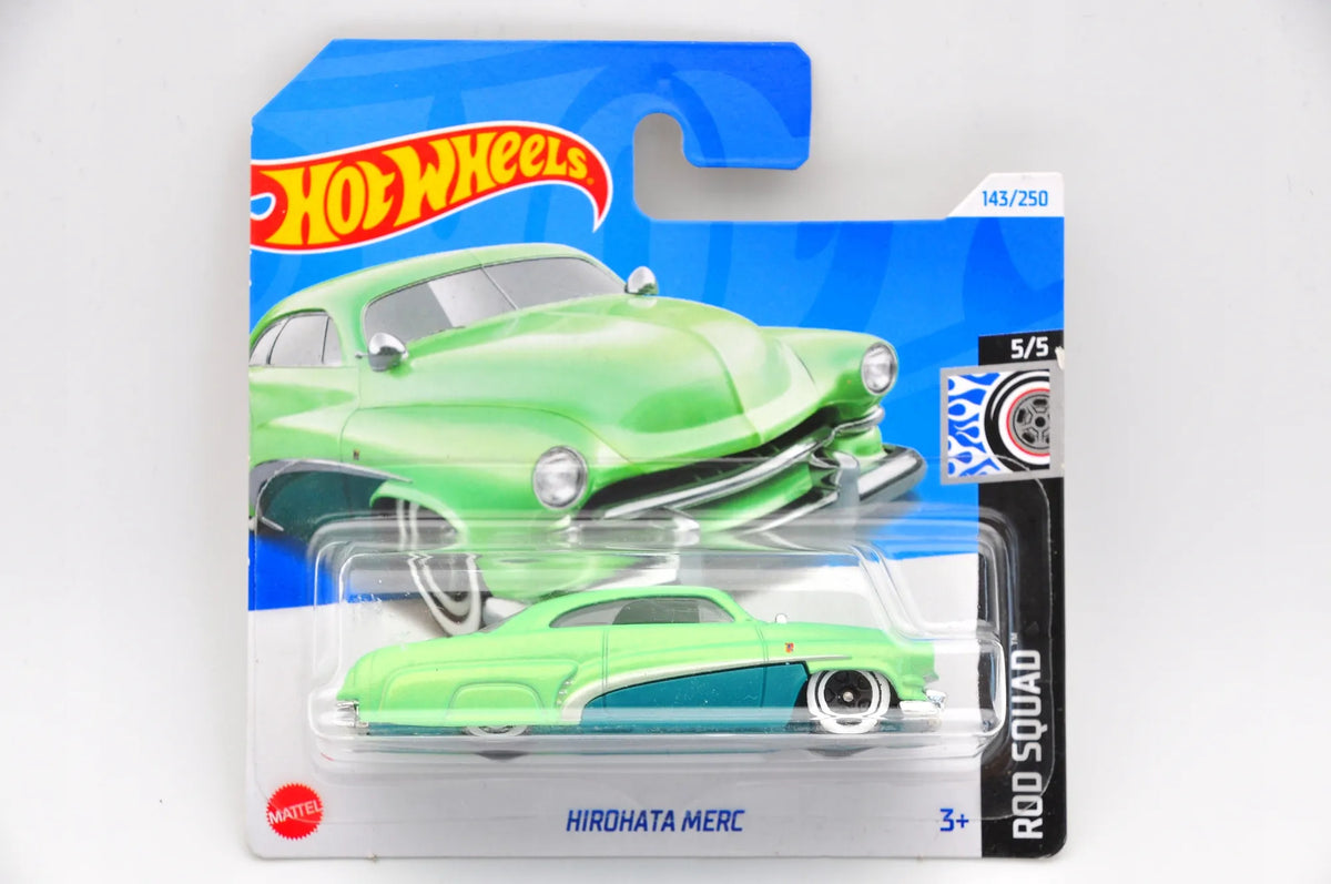 HIROHATA MERC, Hot Wheels 2024, Resoraki, Die cast HRY69, Miętowy, 1:64 – zdjęcie 9