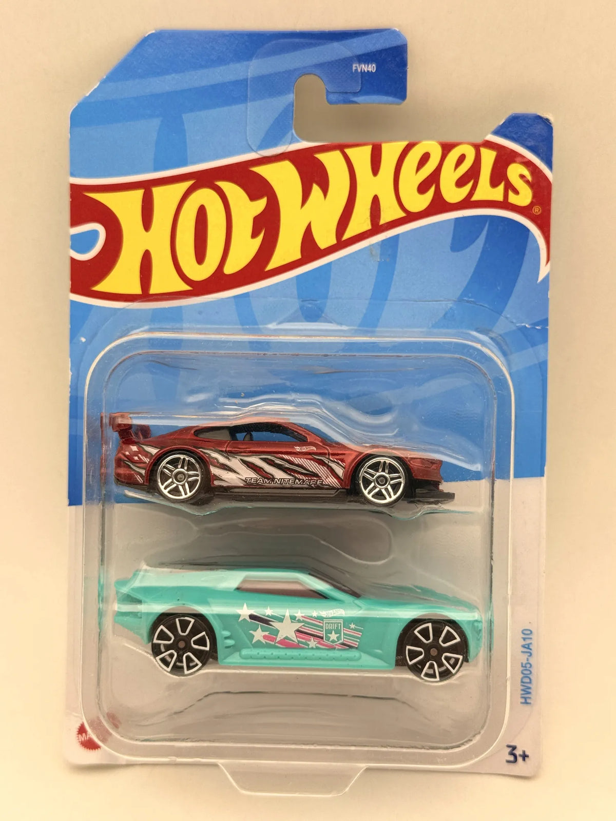 2 PACK / Team Nitemare Mainline Hot Wheels 2023 Czerwony 1:64 The Vanster – zdjęcie 7