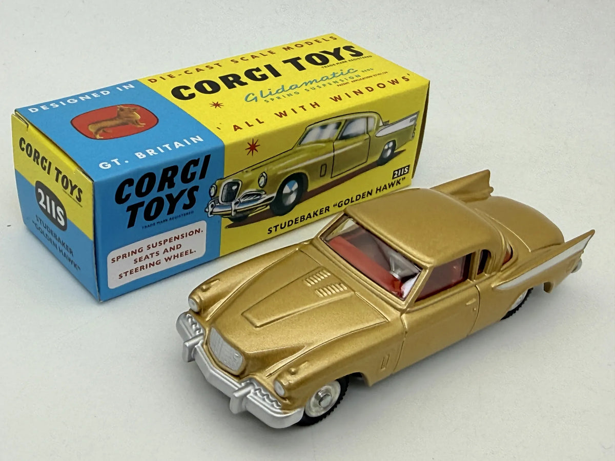 STUDEBAKER GOLDEN HAWK Corgi Złoty 1:43 – zdjęcie 7