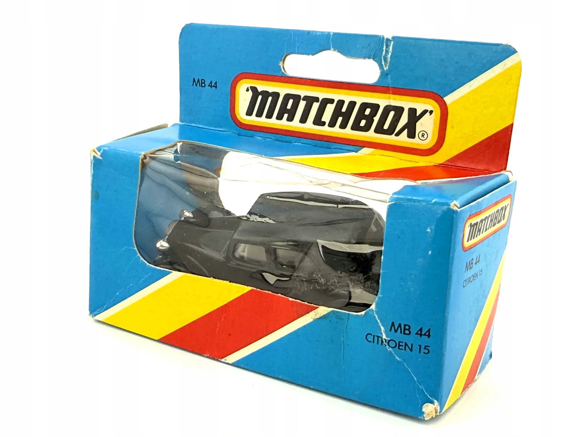 CITROEN 15, Matchbox, Made in England, Die cast Mb 44, Czarny, 1:64 – zdjęcie 6