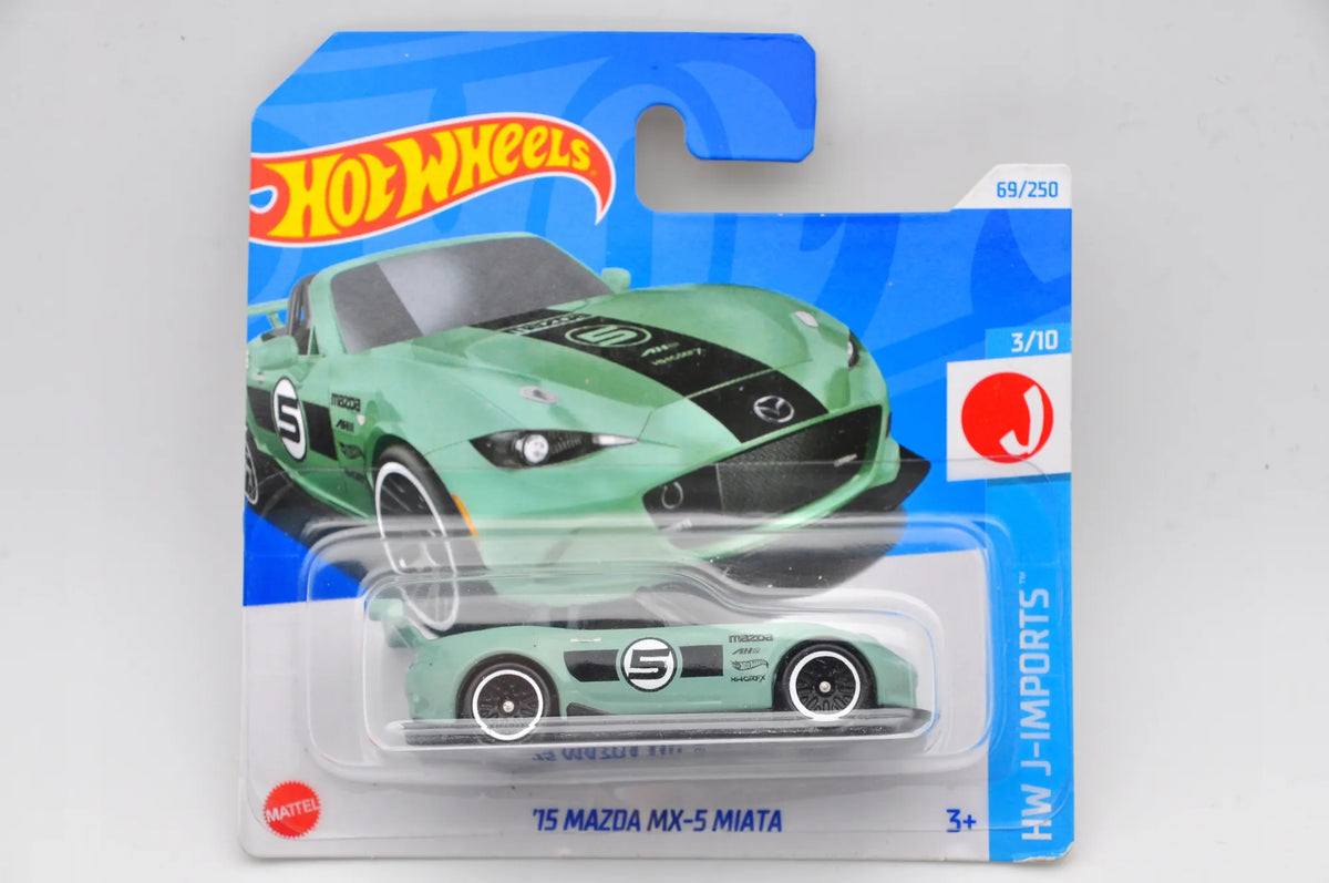 '15 MAZDA MX-5 MIATA Hot Wheels 2024 Miętowy 1:64 – zdjęcie 9