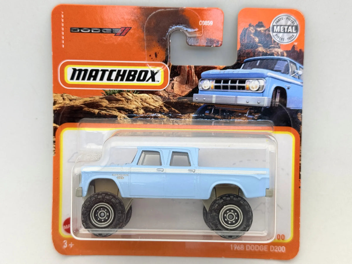 1968 DODGE D200 Superfast Matchbox 2020 Jasnoniebieski 1:64 – zdjęcie 9
