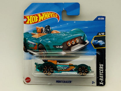 Monteracer Hot Wheels 2025 X-Raycers 1:64 Blister Turkusowy – zdjęcie 6