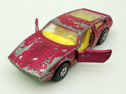 Maserati Bora Matchbox Różowy 1:60 Made in Anglia – zdjęcie 10
