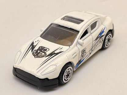 Jak Aston Martin Rapide POLICE, Resoraki, Die cast, Biały, 1:64 – zdjęcie 8