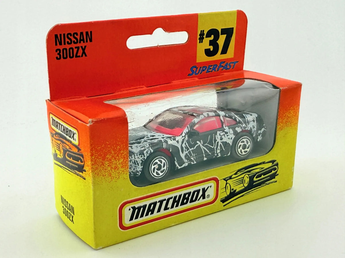 Nissan 300Zx Superfast Matchbox 1996 Czarny 1:64 – zdjęcie 7