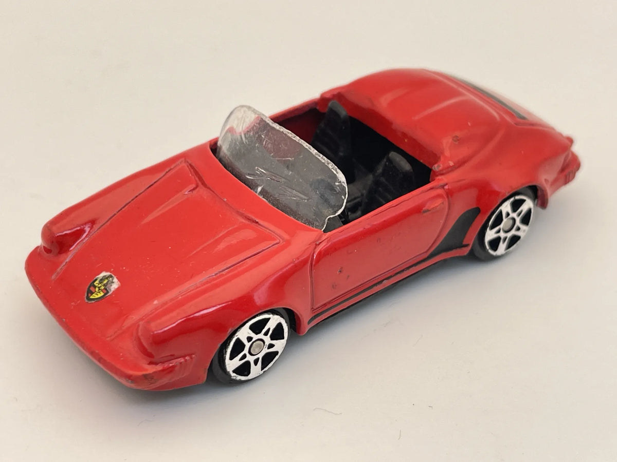 Porsche 911 Speedster Cabrio, Maisto, Resoraki, Die cast 1:64, Czerwony – zdjęcie 8