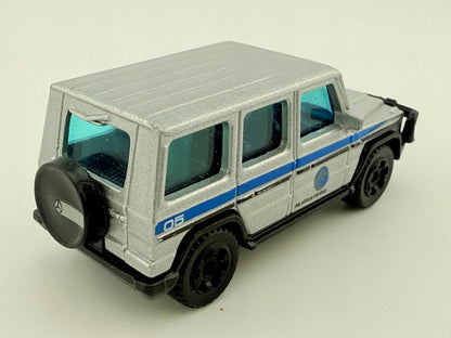 Mercedes-Benz G-Class Matchbox 2017 Srebrny 1:64 – zdjęcie 9