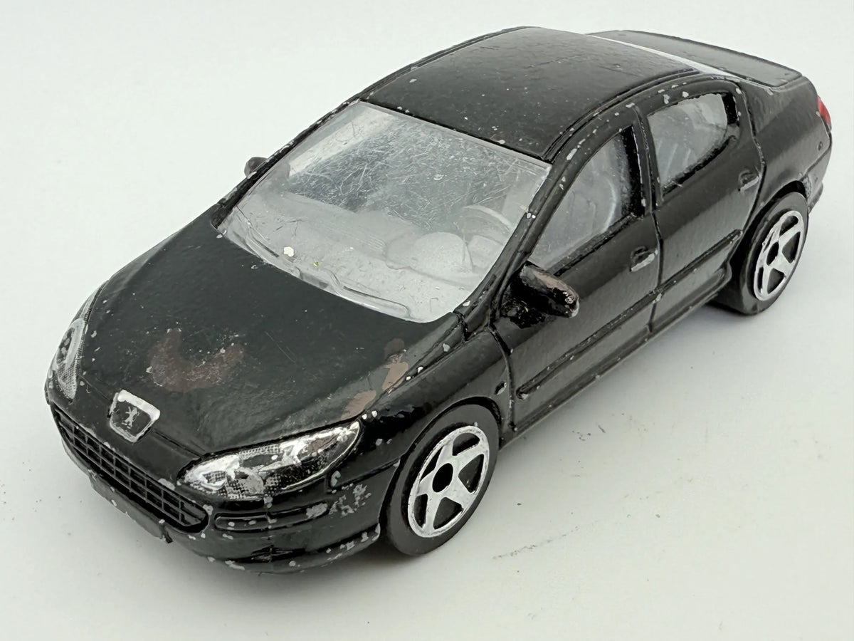 Peugeot 407, Majorette, Resoraki, Die cast 1:64, czarny – zdjęcie 8