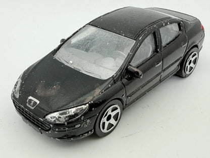Peugeot 407, Majorette, Resoraki, Die cast 1:64, czarny – zdjęcie 8