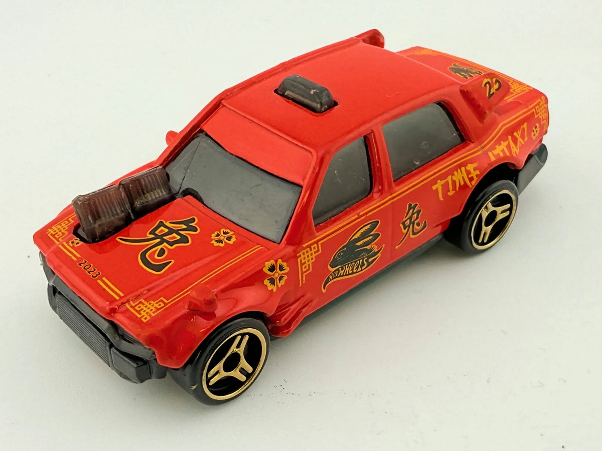 Time Attaxi Hot Wheels 2015 Czerwony 1:64 – zdjęcie 10
