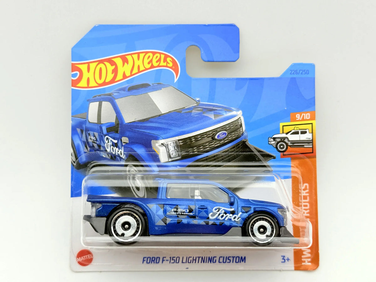 Ford F-150 Lightning Custom Hot Wheels Niebieski 1:64 – zdjęcie 6