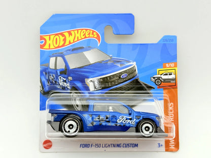 Ford F-150 Lightning Custom Hot Wheels Niebieski 1:64 – zdjęcie 6