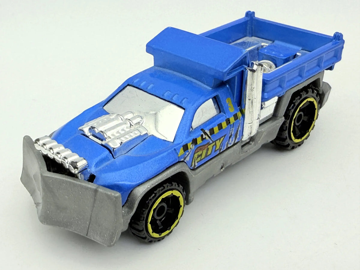 SO PLOWED / PŁUG ŚNIEŻNY Hot Wheels 2013 Niebieski 1:64 – zdjęcie 9