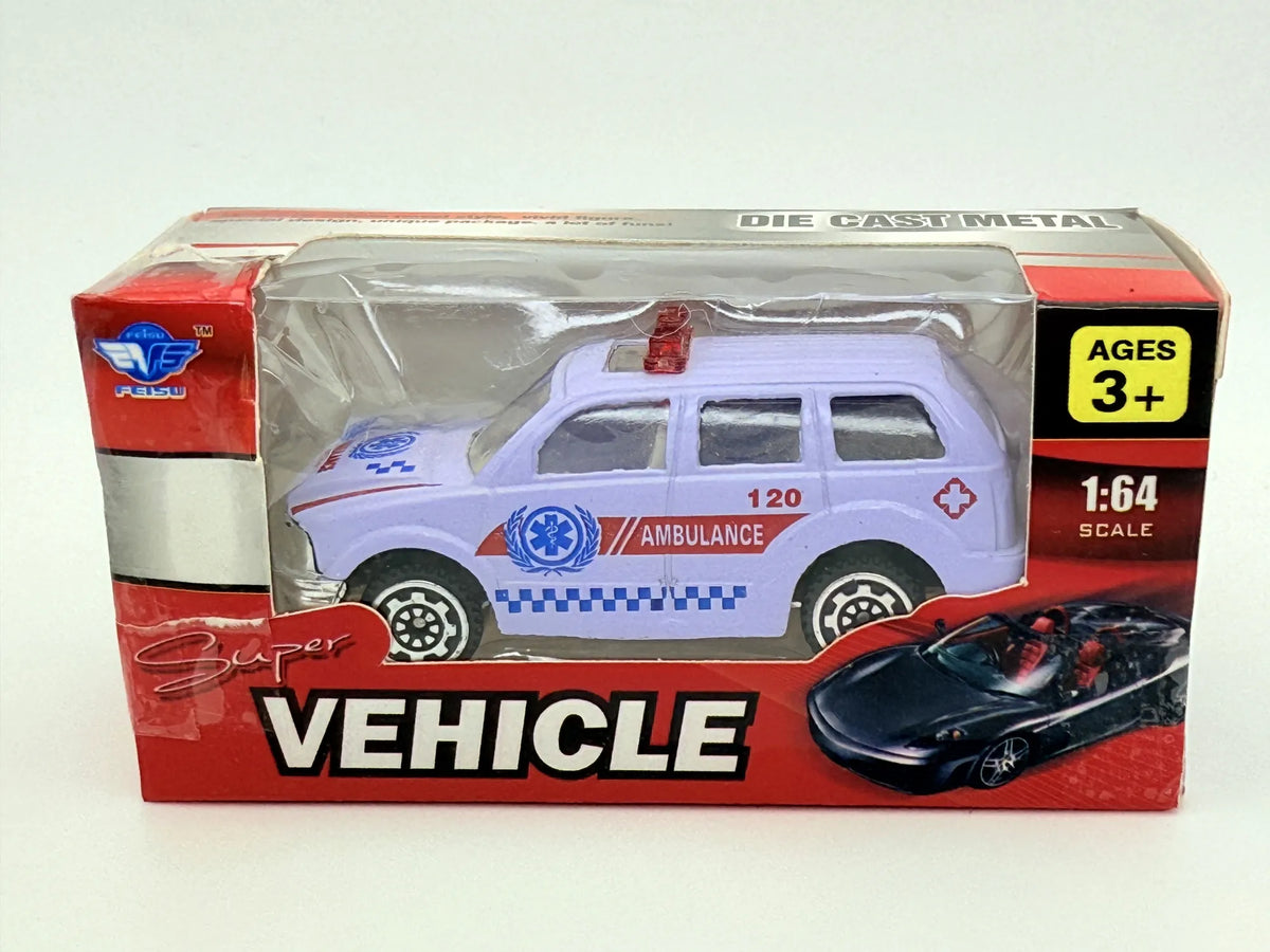 Ambulance, Karetka SUV, FEISU, Resoraki, die cast, 1:64 – zdjęcie 7