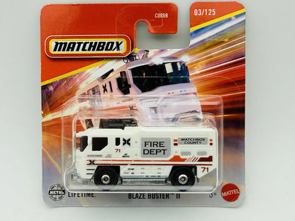 Blaze Buster II Matchbox 2024 Mainline 1:64 Wóz strażacki Straż pożarna – zdjęcie 8