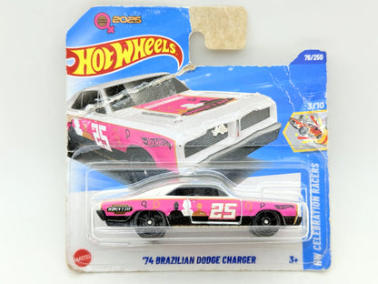 DODGE CHARGER Hot Wheels 2025 Biało-Różowa 1:64 – zdjęcie 6