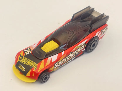 SUPERCHARGED, Hot Wheels 2019, Resoraki, Die cast, Czerwony, 1:64 – zdjęcie 8