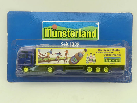 MAN TRUCK Grell 1:87 Ciężarówka Promocyjna Niebieski Reklama Münsterland