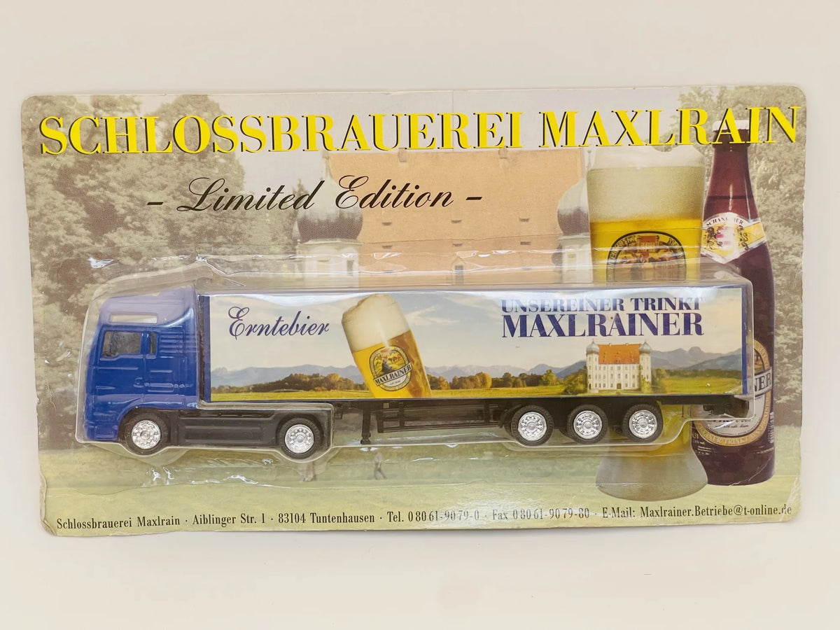 MAN TRUCK DGD 1:87 SCHLOSSBRAUEREI MAXLRAIN Blister Biały Promocyjny – zdjęcie 7