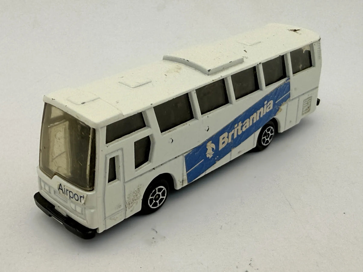 Autobus BRITANNIA AIRPORT BRITANIA Guisval '80 Biały 1:87 Made in Spain – zdjęcie 8