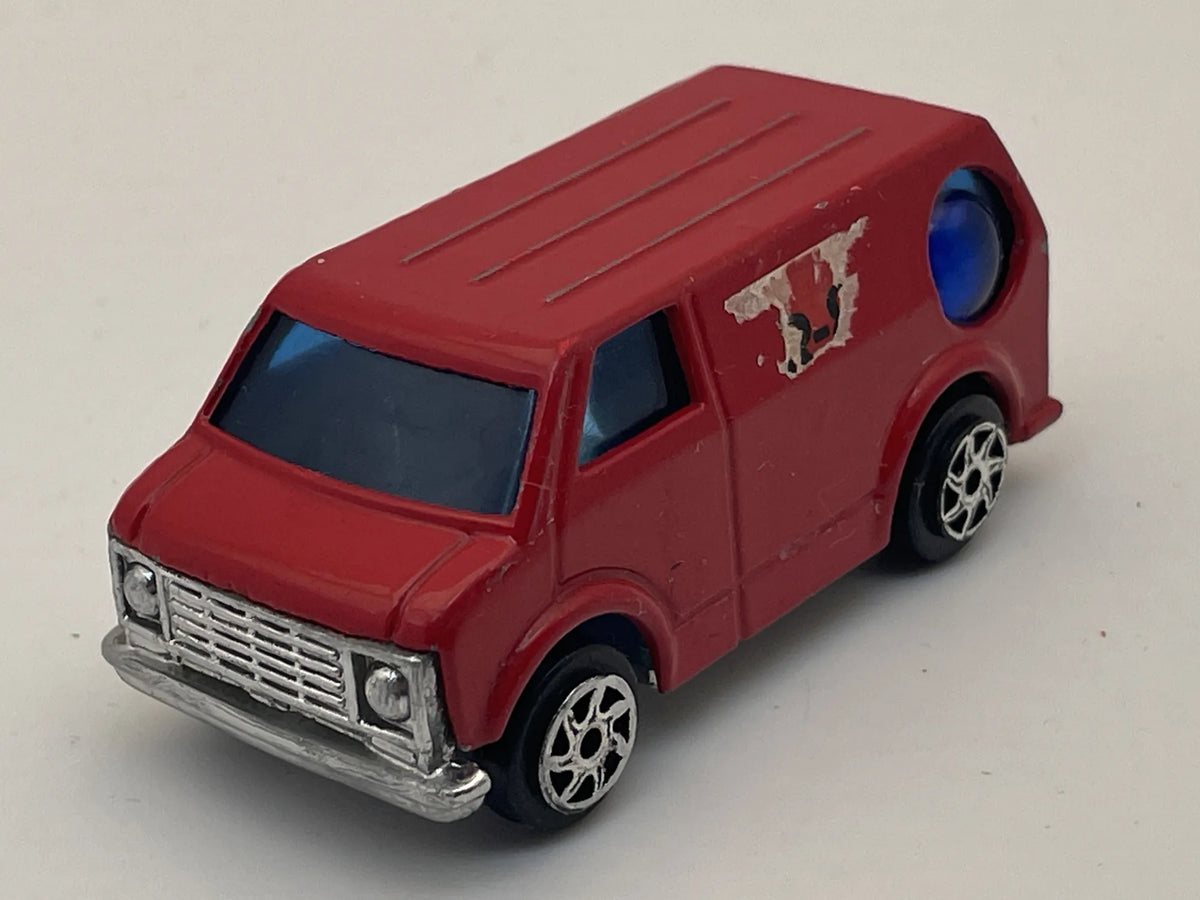 BEDFORD AMERICAN VAN, SR-827, Die cast, Czerwony, 1:60, Resoraki – zdjęcie 8