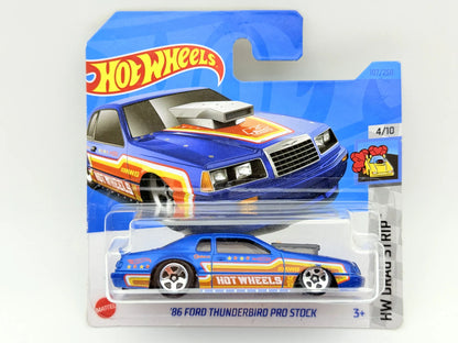 '86 Ford Thunderbird Pro Stock, Hot Wheels 2023, Die cast HKH32, Nieb. 1:64 – zdjęcie 7