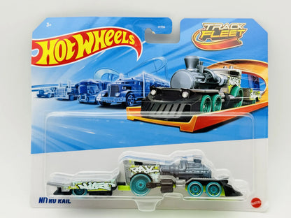 Nitro Rail Hot Wheels 1:64 Lokomotywa Blister Szary – zdjęcie 7