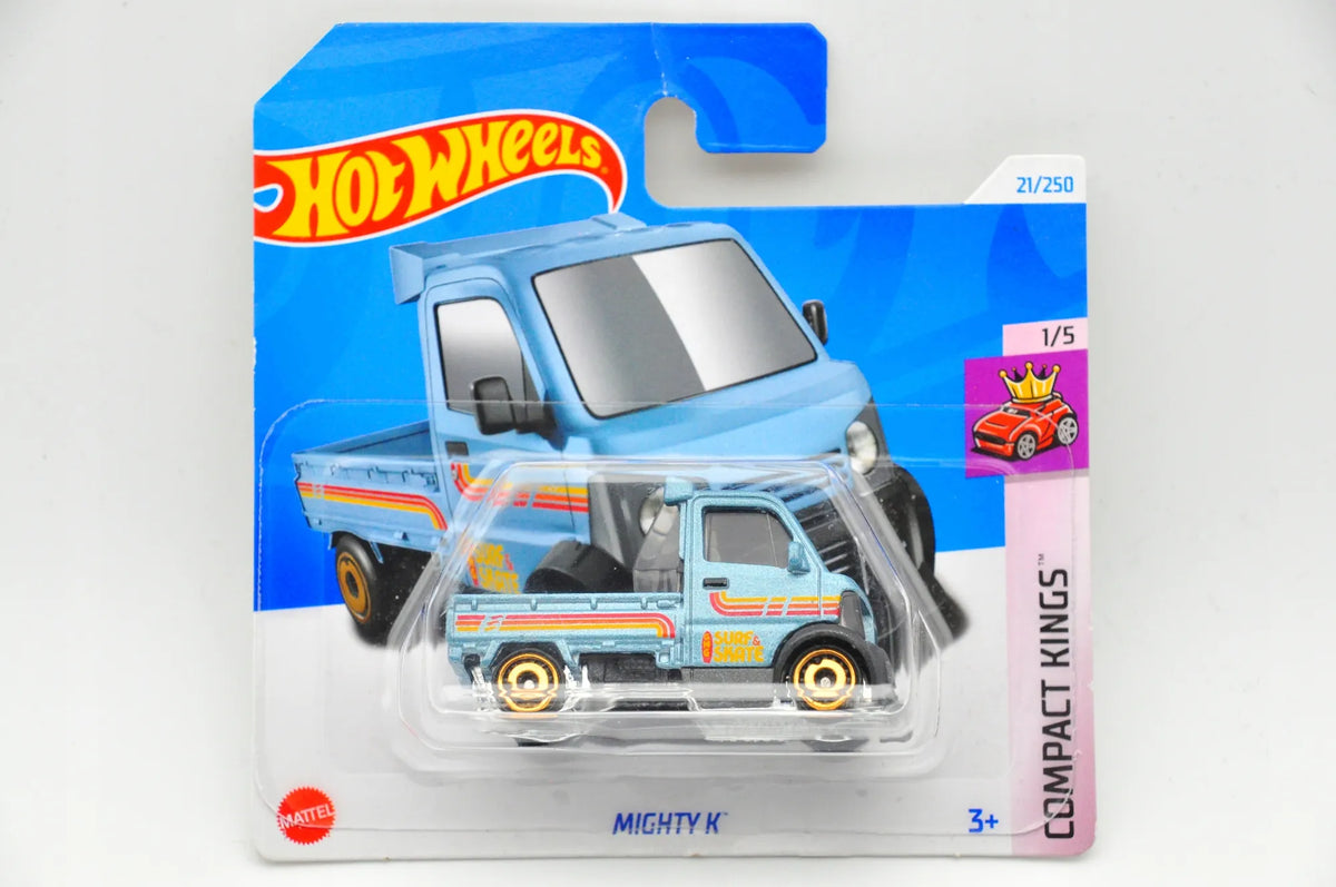 Mighty K Compact Kings Hot Wheels 2024 Niebieski 1:64 – zdjęcie 9