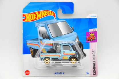 Mighty K Compact Kings Hot Wheels 2024 Niebieski 1:64 – zdjęcie 9