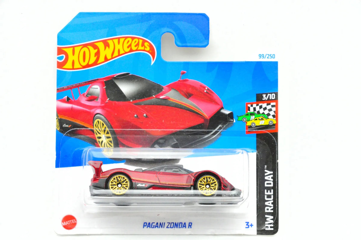 Pagani Zonda R HW RACE DAY Hot Wheels 2024 Czerwony 1:64 – zdjęcie 9