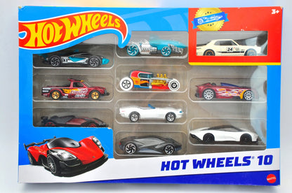 ZESTAW 10 SAMOCHODZIKÓW, Hot Wheels, Resoraki, Die cast 54886, Różnorodna – zdjęcie 7
