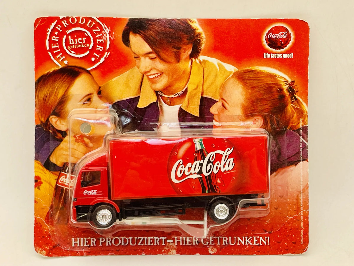 Mercedes Atego Grell Coca-Cola 1:87 Ciężarówka Promocyjna Blister Czerwony – zdjęcie 7