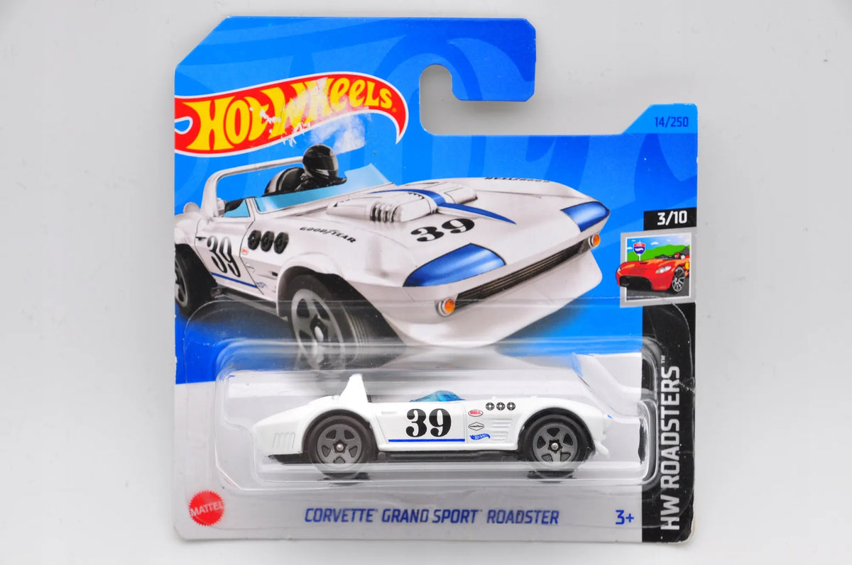 CORVETTE GRAND SPORT ROADSTER Hot Wheels 2023 Biały 1:64 – zdjęcie 9