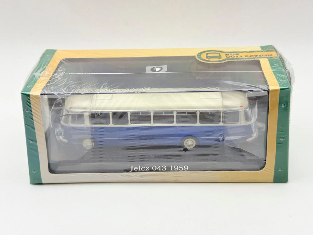 Autobus JELCZ 043 1959 Collectors Edition Atlas 2010 Niebieski 1:72 – zdjęcie 7