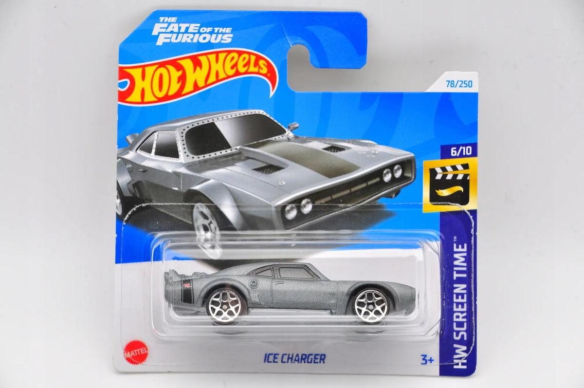 ICE CHARGER, Hot Wheels, Resoraki, Die cast Htb34-N521, Szary, 1:64 – zdjęcie 9