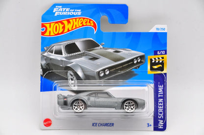 ICE CHARGER, Hot Wheels, Resoraki, Die cast Htb34-N521, Szary, 1:64 – zdjęcie 9