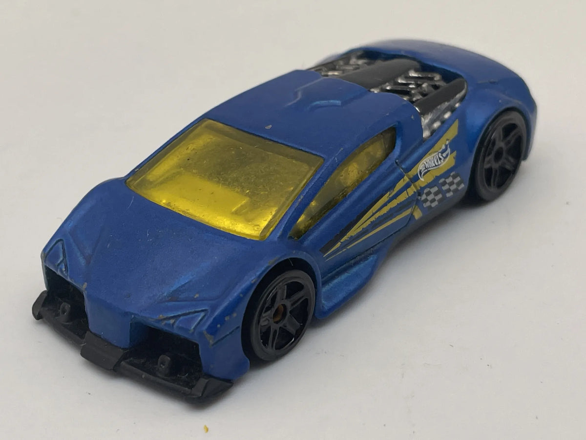 ZOTIC, Hot Wheels 2002, Die cast 56361, Niebieski, 1:64, Resoraki – zdjęcie 8
